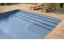 Del Zwembad SuperlinerV2F 85/100ste Blauw Grijs