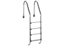 Flexinox Wijd Model Zwembadtrap 4-treden AISI-316