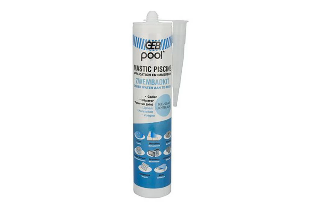 GEB Mastic Zwembadkit Blauw - Lijmkit 3 GEB Mastic Zwembadkit Blauw - Lijmkit