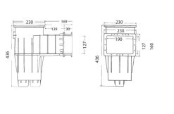 Hayward Hayward Skimmer Premium / Cofies Licht Grijs Voor Liner Zwembaden Kleine Opening -Zwembadbenodigdheden Korting hayward hayward skimmer premium cofies licht grijs 1