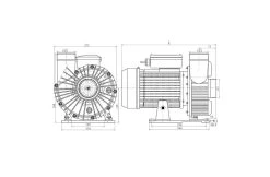 Jet Vag Jet Vag Jetstreampomp 3PK 400V 80m3 Per Uur -Zwembadbenodigdheden Korting jet vag jet vag jetstreampomp 3pk 400v 80m3 per uu 2