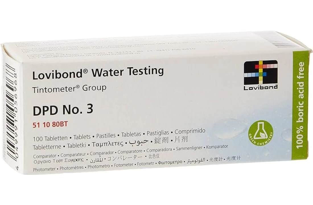 Lovibond Lovibond DPD 3 Navulling Reagens 250 Stuks 6 Lovibond Lovibond DPD 3 Navulling Reagens 250 Stuks - Afbeelding 4