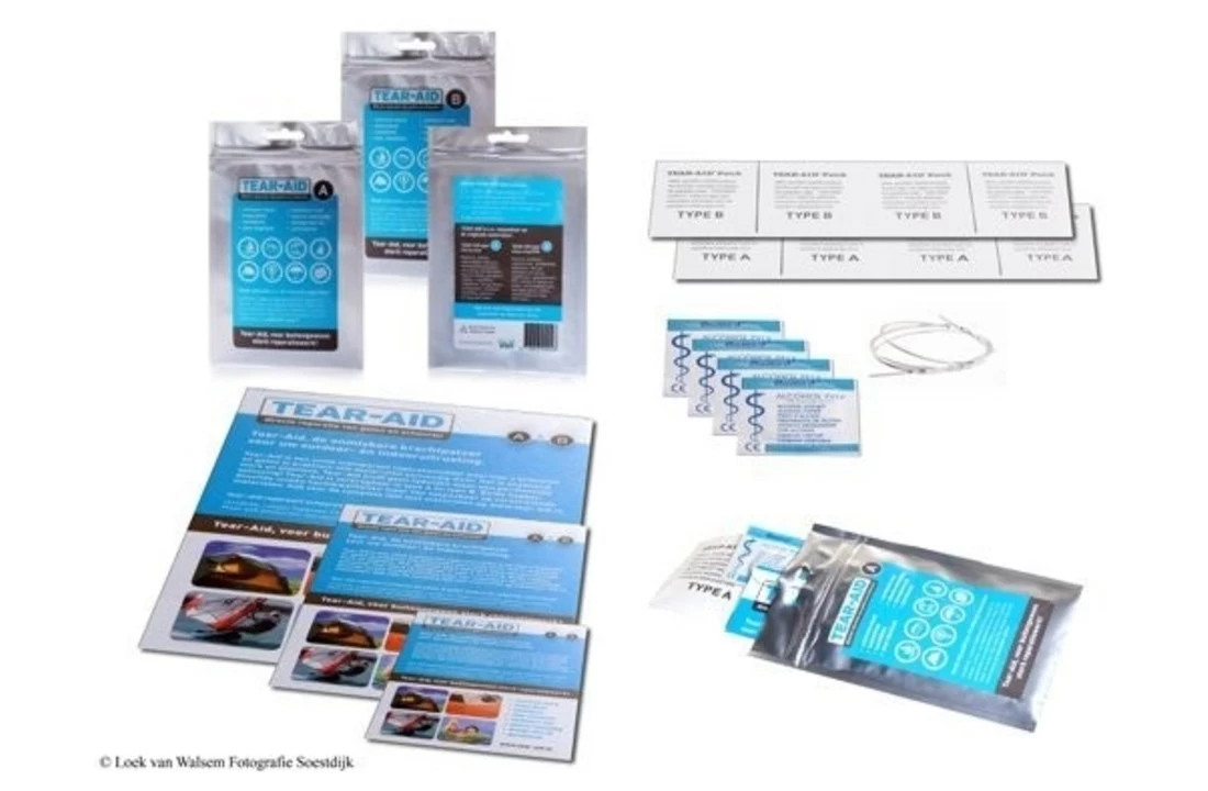 Tear Aid Tear Aid Reparatie Set Type A 4 Tear Aid Tear Aid Reparatie Set Type A - Afbeelding 2