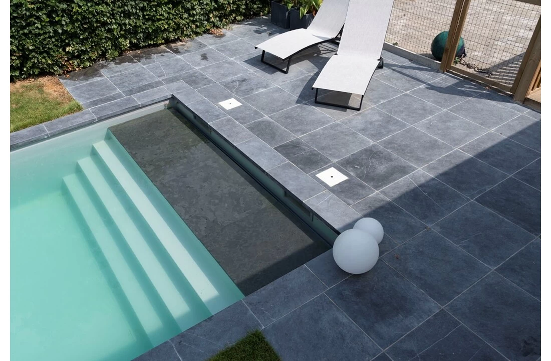 Terato Randsteen Rechte Neus - Asian Blue Geschuurd 5 Terato Randsteen Rechte Neus - Asian Blue Geschuurd - Afbeelding 3